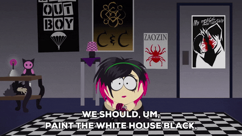 emo posters GIF by South Park 