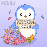 Feel Better Get Well Soon GIF by Pudgy Penguins