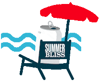 Beach Vacation Sticker by New Belgium Brewing