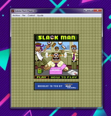 downloadhoy giphygifmaker descargar juego slack man GIF