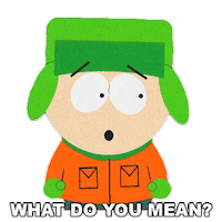 Confused Kyle Broflovski Sticker by South Park