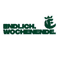 Weekend Endlich Wochenende Sticker by Einbecker Brauhaus