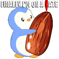 First Date Love Sticker by Pudgy Penguins