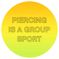 Sport Piercing Sticker by STUDS