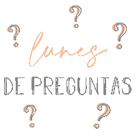 Lunes Preguntas Sticker by micaaccesorios