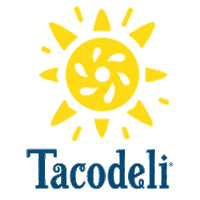 tacodeliatx sun texas bag tacos Sticker