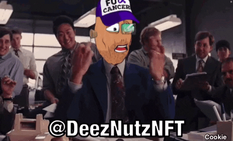 deeznutsnft deez nuts deez nuts nft fuck cancer deez cookie GIF