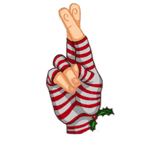 Christmas Finger Sticker by Stickerpacks.design