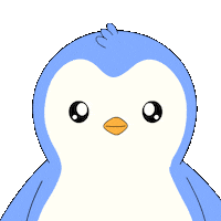 Lets Go Penguin Sticker by Pudgy Penguins
