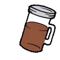 maximegg shake glass juice mug Sticker