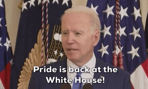 Joe Biden Pride GIF by GIPHY News
