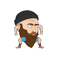 Jumping Regular Show Sticker by Caleb Linden Design