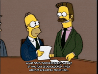 scheming homer simpson GIF