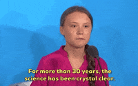climate crisis greta thunberg un climate action summit GIF