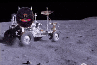 Moon Landing Bad Gif GIF by Bold Art Degens