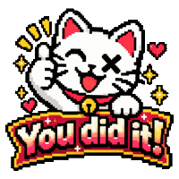 Cat Fun Sticker