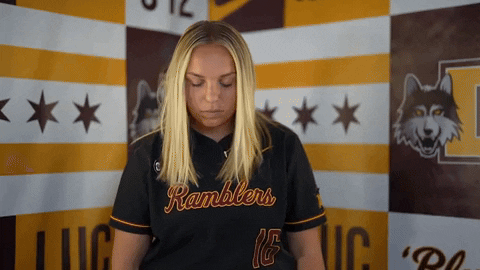 Loyola Softball GIF by LoyolaRamblers
