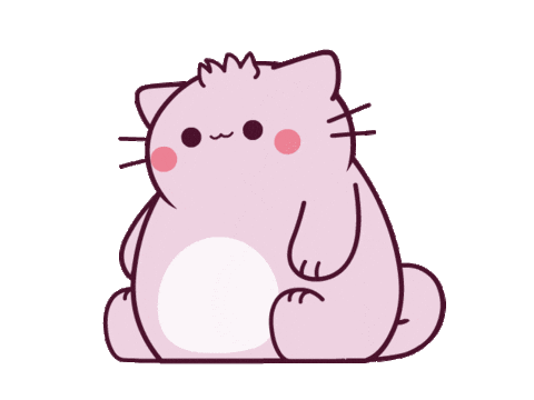 Cat Love Sticker by Pembe