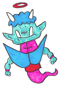 _radweird_ cartoon ghost pop strong Sticker