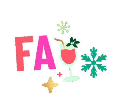 Christmas La Sticker by drinkwildwonder