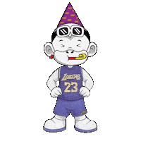 La Lakers Victory Dance Sticker by Zhot Shop