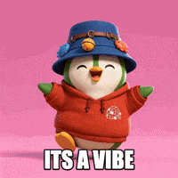 Penguin Vibing GIF by ZaddyFi