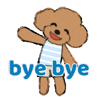 Good-Bye Dog Sticker