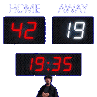 19 Away Sticker