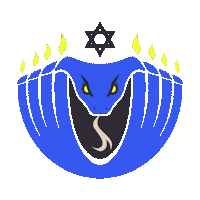 Hanukkah Menorah Sticker by Cobra Starship