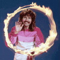 boomunderground fire vintage flame 70s GIF