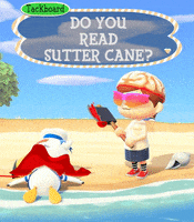 Animal Crossing Sutter Cane GIF by Leroy Patterson