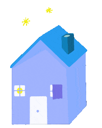 Night Home Sticker by Elsa Isabella