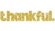 Thanks Thanksgiving Sticker by The Invisible Voices