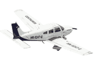 centaurosaviacion avion piper cea centauros Sticker
