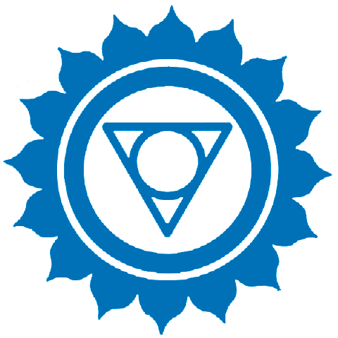 Azul Chakra Sticker