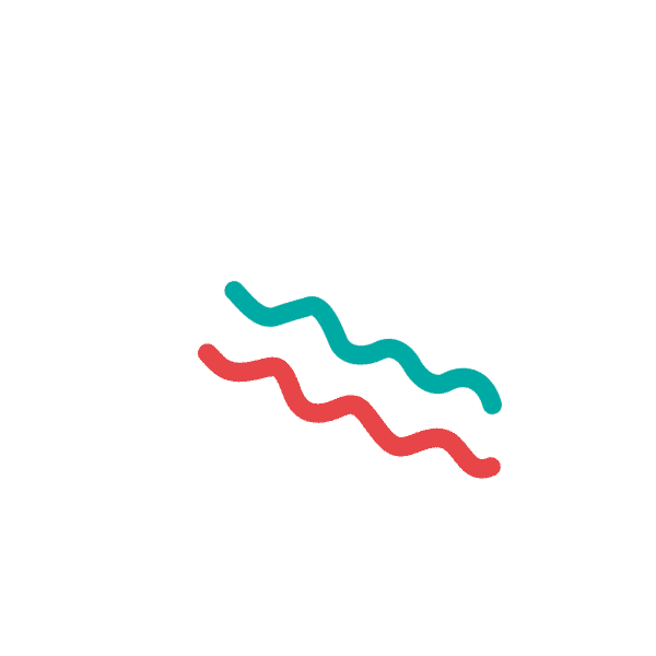 Wave Tricking Sticker by Circus Zonder Handen