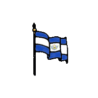 Flag Sivar Sticker by Loto El Salvador