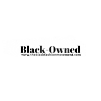 theblackfashionmovement black owned black fashion black brand theblackfashionmovement Sticker