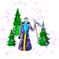 New Year Winter Sticker