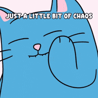 Plotting Blue Cat GIF