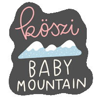 Hala Koszonom Sticker by BabyMountain