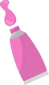 art pink Sticker