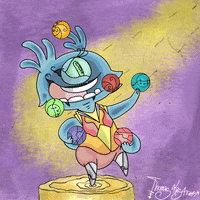 Outer Space Art GIF by ToonTownClown