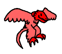 Raptor Flying Sticker