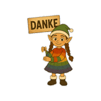 Wichtel Sticker by Das Sinneskarussell - SinKa und ihre Freunde