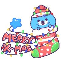 Merry Christmas Smile Sticker by Magipon