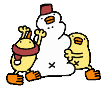 Happy Fun Sticker by ぴょろりんちょ（ひよこ人間ぴよ）