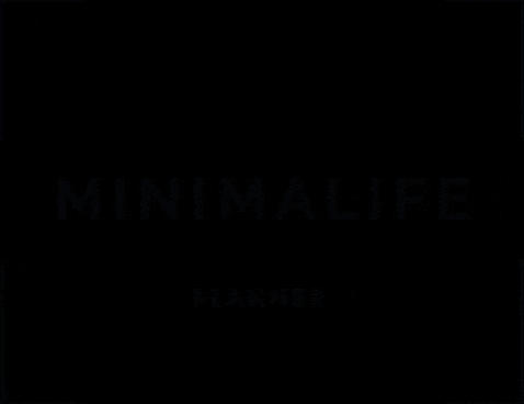 MINIMALIFE giphygifmaker minimal calendar planner GIF