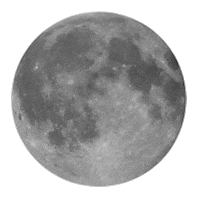 Time Moon Sticker