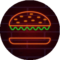 bernadeberna food burger meat hamburger Sticker